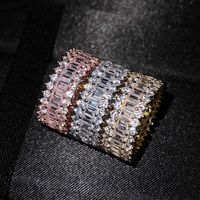 Ring Cross-border Sources Of Inlaid Zircon Ring Creative Fashion Foreign Trade Jewelry main image 4