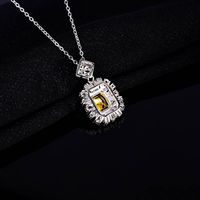 Cobre Chapados en oro de 18k Moda Geométrico Diamante Diamante Artificial main image 2
