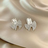 S925 Silver Needle Exaggerated Super Flash Earrings Personality Design Zircon Earrings Wholesale main image 4