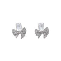 S925 Silver Needle Exaggerated Super Flash Earrings Personality Design Zircon Earrings Wholesale main image 6