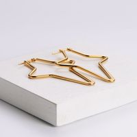 Autumn Hot Sale Simple Atmosphere Earrings Round Line Fashion Korean Style Fresh Geometric Jewelry main image 5