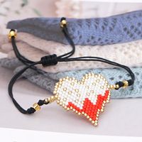 New Bohemia Style Fashion Trend Style Hand-woven Personality Miyuki Rice Beads Love Bracelet main image 4