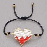 New Bohemia Style Fashion Trend Style Hand-woven Personality Miyuki Rice Beads Love Bracelet main image 5