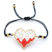 New Bohemia Style Fashion Trend Style Hand-woven Personality Miyuki Rice Beads Love Bracelet main image 6
