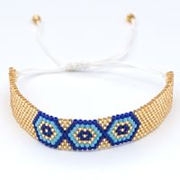 Miyuki Rice Beads Hand-woven Demon Eye Bracelet Personality Ethnic Style Jewelry main image 6