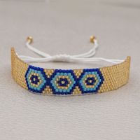 Miyuki Rice Beads Hand-woven Demon Eye Bracelet Personality Ethnic Style Jewelry sku image 38