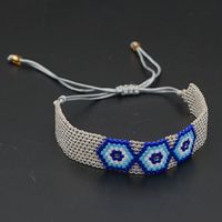 Miyuki Rice Beads Hand-woven Demon Eye Bracelet Personality Ethnic Style Jewelry sku image 39