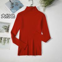 Autumn And Winter Bottoming Shirt New Style Long-sleeved Warm Solid Color Sweater sku image 6