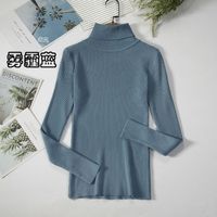 Camisa De Fondo De Otoño E Invierno Nuevo Estilo Suéter De Color Sólido Cálido De Manga Larga sku image 14