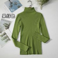 Autumn And Winter Bottoming Shirt New Style Long-sleeved Warm Solid Color Sweater sku image 18
