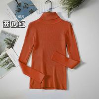 Autumn And Winter Bottoming Shirt New Style Long-sleeved Warm Solid Color Sweater sku image 21