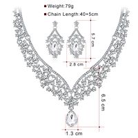 Factory Wholesale New Suit Necklace Alloy Rhinestone Glass Temperament Fashion Accessories main image 3