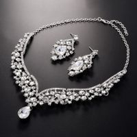 Factory Wholesale New Suit Necklace Alloy Rhinestone Glass Temperament Fashion Accessories main image 5