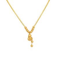 Blessing Gourd Pendant Necklace New 18k Gold Plated Titanium Steel Clavicle Chain Jewelry main image 6