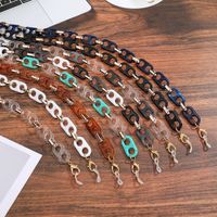 Acrylic Pig Nostril Mask Chain Hanging Neck Glasses Chain Mask Rope Hanging Chain Necklace Korea Chain main image 3