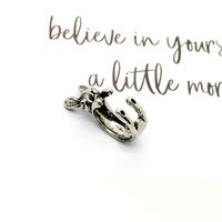 New Trend Retro Rabbit Ring Female Personality Ancient Silver Open Animal Ring Cross-border Jewelry main image 4