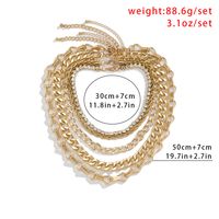 Punk Exaggerated Claw Chain Twist Chain Necklace Hip Hop Metal Mix And Match Hollow Clavicle Chain main image 5