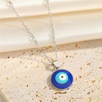 New Jewelry Dark Blue Eyes Creative Turkish Eye Earrings Clavicle Chain sku image 2