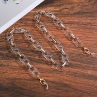 Acrylic Pig Nostril Mask Chain Hanging Neck Glasses Chain Mask Rope Hanging Chain Necklace Korea Chain sku image 6
