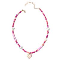 Simple Personality Bohemian Handmade Beaded Necklace Stitching Fashion Pearl Clavicle Chain sku image 4