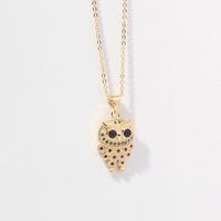 Style Fashion Personality Bear Love Pendant Necklace Simple Trend Single-layer Necklace Jewelry sku image 2