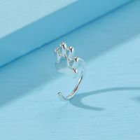 Fashion Jewelry Single Curved Pin Stud Earrings sku image 3