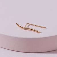 Fashion Jewelry Simple Copper Geometric Stud Ear sku image 1