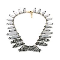 Hip Hop Punk Diamond-studded Necklace Internet Celebrity Same Style Street Snap Fashion Necklace Nightclub Disco Dancing Clavicle Chain Neck Chain Necklace Wholesale sku image 1
