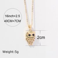 Style Fashion Personality Bear Love Pendant Necklace Simple Trend Single-layer Necklace Jewelry main image 6