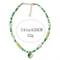 Simple Personality Bohemian Handmade Beaded Necklace Stitching Fashion Pearl Clavicle Chain main image 6