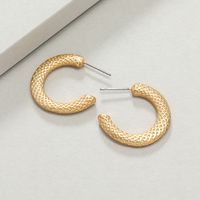 Fashion C Shape Plating Alloy Artificial Gemstones Earrings Ear Studs main image 3