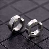 European And American Simple Ear Clips Fashion Titanium Steel Men And Women Without Pierced Ear Buckles main image 1