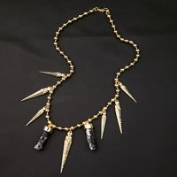 Hip Hop De Mode Personnalité Rivets Collier De Hommes Et De Femmes Même Style Punk Collier Européen Et Américain Doux Frais Style Clavicule Chaîne En Gros De Mode main image 2