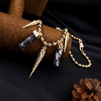 Hip Hop Fashion Personality Rivets Necklace Men's And Women's Same Style Punk Necklace European And American Sweet Cool Style Clavicle Chain Wholesale Fashion main image 4