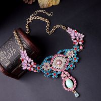 Harajuku Style Fashion Necklace Design Sense Hollow Flower Necklace Elegant Temperament Popular Ethnic Style Sweater Chain main image 1