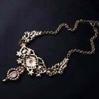 Harajuku Style Fashion Necklace Design Sense Hollow Flower Necklace Elegant Temperament Popular Ethnic Style Sweater Chain main image 4