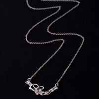 Temperament Einfache Herzförmige Halskette Leichtes Luxus-nischendesign Schlüsselbeinkette Sanfte Süße Und Kühle Halskette Großhandel main image 1