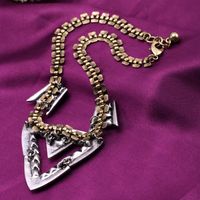 Hip-hop Clavicle Chain Street Style Triangle Necklace Sweet Cool Wind Creative Sweater Chain Wholesale Tide main image 4