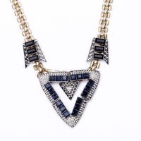 Hip-hop Clavicle Chain Street Style Triangle Necklace Sweet Cool Wind Creative Sweater Chain Wholesale Tide main image 5