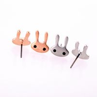 Fun Cute Bunny Earrings Animal Earrings Exquisite Niche Design Ear Jewelry main image 3