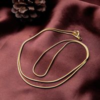 European And American Style Fashion Simple Snake Bones Chain Personality Sweet Cool Style Korean Style Clavicle Chain Internet Celebrity Same Design Necklace Fashion main image 3