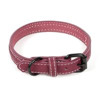 Pet Pu Leather Adjustable Collar Dog Cats Multi-size Collar Collars sku image 4
