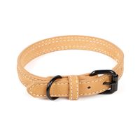Pet Pu Leather Adjustable Collar Dog Cats Multi-size Collar Collars sku image 2