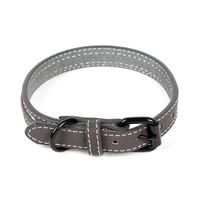 Pet Pu Leather Adjustable Collar Dog Cats Multi-size Collar Collars sku image 8