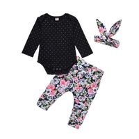 Vêtements Pour Enfants Vêtements De Bébé Costume Trois Pièces Printemps Et Automne Vêtements De Maison En Coton À Manches Longues sku image 1