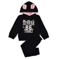 Children's Hooded Sweater Suit 2021 New Spring And Autumn 6-year-old Children's Clothing sku image 1