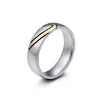 Korean Version New Gold Heart-shaped Couple Ring Creative Couple Ring Wholesale sku image 2