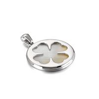 Korean Love Four-leaf Clover Stainless Steel Pendant Personality Girl Angel Tag Temperament Fashion Jewelry Wholesale sku image 1