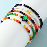 Ensemble De Bracelets En Perles De Riz De Couleur Extraterrestre main image 1