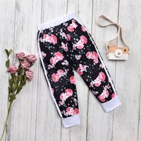 Printing Children's Clothing Suit Zipper Flowers Children's Suit 2-7 Years Old Girls Autumn Clothes main image 5